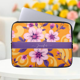 Levendige zomer Floral-Dopamine Style- Laptop Sleeve