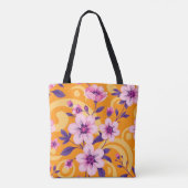 Levendige zomer Floral-Dopamine Style- Tote Bag (Achterkant)