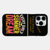 Levendige Zomer Statement  iPhone Hoesje (Achterkant horizontaal)