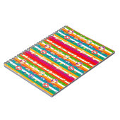 Levendige zomer strand thema ontwerp notitieboek (Linkerzijde)