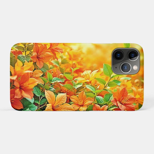Levendige zomerbloemen Case-Mate iPhone case (Achterkant (horizontaal))