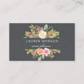 Levendige zomerbloemen | Visitekaartje (Voorkant)