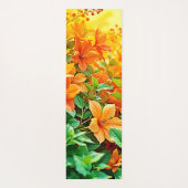 Levendige zomerbloemen yogamat (Achterkant)