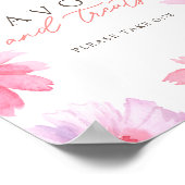 Levendige zomerse gunsten & traktaties Baby shower Poster (Hoek)