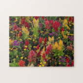 Levendige zomertuin in Orlando Florida Legpuzzel (Horizontaal)