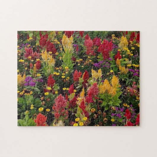 Levendige zomertuin in Orlando Florida Legpuzzel (Horizontaal)