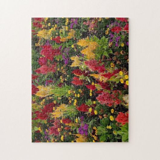 Levendige zomertuin in Orlando Florida Legpuzzel (Verticaal)