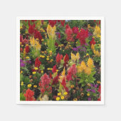 Levendige zomertuin in Orlando Florida Servetten (Voorkant)