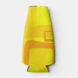 Levendige Zonnebloem Stroom – Moderne Abstracte Ku Flesjeskoeler