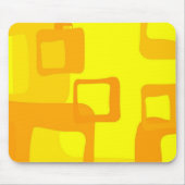 Levendige Zonnebloem Stroom – Moderne Abstracte Ku Muismat (Voorkant)