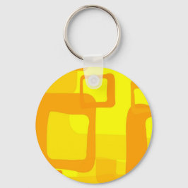 Levendige Zonnebloem Stroom – Moderne Abstracte Ku Sleutelhanger