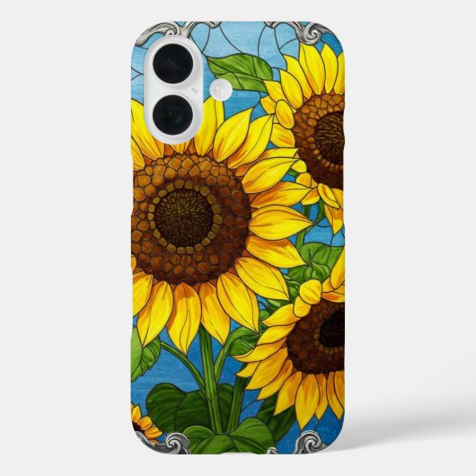 Levendige zonnebloemen Case-Mate iPhone case (Achterkant)