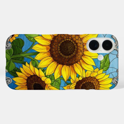Levendige zonnebloemen Case-Mate iPhone case (Achterkant (horizontaal))