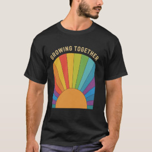 Levendige zonnestralen met motivatief frase t-shirt