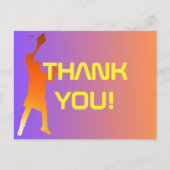 Levendige Zonsondergang Moderne Tech Afstudeerfees Briefkaart (Voorkant)