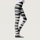 Levendige zwart-wit klassieker "Ratti_Creative_Art Leggings (Rechts)