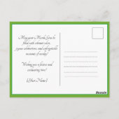 💜💛Levendigheid van Mardi Gras Briefkaart (Achterkant)