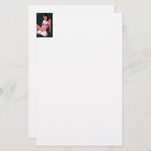 LEVENDoll 2 Briefpapier (Voorkant / Achterkant)