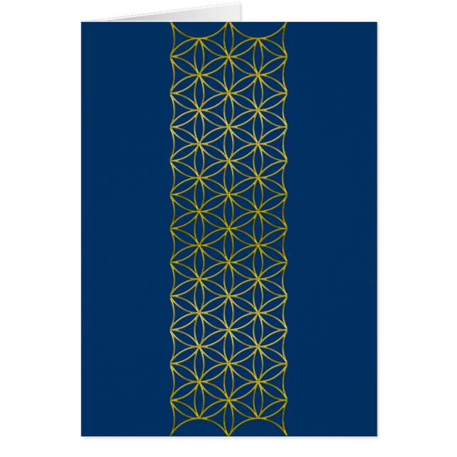 Levenflank / Blume des lebens - Border gold (Voorkant)