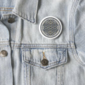 Levenflank / Blume des lebens - Button IX (In situ)