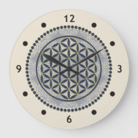 Levenflank / Blume des lebens - Button IX
