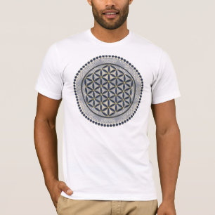 Levenflank / Blume des lebens - Button IX T-shirt