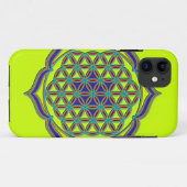 Levenflank / Blume des lebens - Lotus Contour Case-Mate iPhone Case (Achterkant (horizontaal))