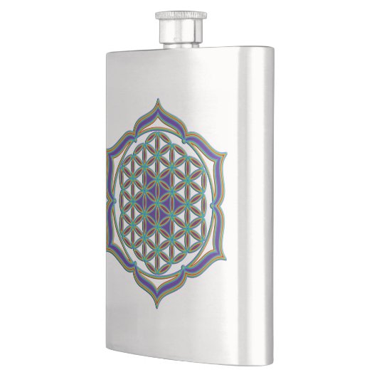 Levenflank / Blume des lebens - Lotus Contour Flacon (Links)