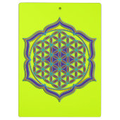 Levenflank / Blume des lebens - Lotus Contour Klembord (Achterkant)