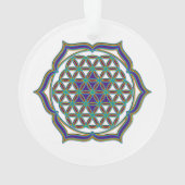 Levenflank / Blume des lebens - Lotus Contour Ornament (achterkant)