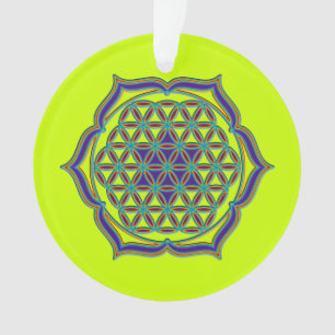 Levenflank / Blume des lebens - Lotus Contour Ornament