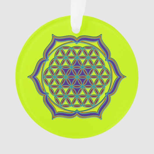 Levenflank / Blume des lebens - Lotus Contour Ornament (voorkant)