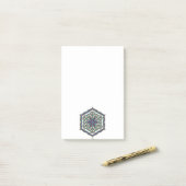 Levenflank / Blume des lebens - Lotus Contour Post-it® Notes (Op bureau)