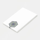 Levenflank / Blume des lebens - Lotus Contour Post-it® Notes (Schuin)