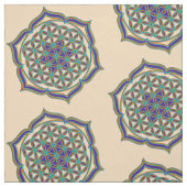 Levenflank / Blume des lebens - Lotus Contour Stof (Swatch)