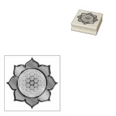 Levenflank / Blume des lebens - lotus violet Rubberstempel (Gestempeld)