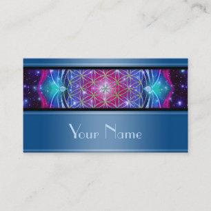 Levenflank / Blume des lebens - Mandala IV Visitekaartje