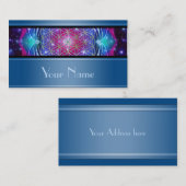 Levenflank / Blume des lebens - Mandala IV Visitekaartje (Voorkant / Achterkant)