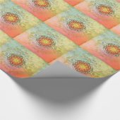 Levenflank / Blume des lebens - Ornament IV BG Cadeaupapier (Hoek)