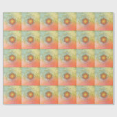 Levenflank / Blume des lebens - Ornament IV BG Cadeaupapier (Vlak)