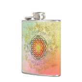 Levenflank / Blume des lebens - Ornament IV BG Heupfles (Links)