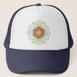 Levenflank / Blume des lebens - Ornament IV Trucker Pet
