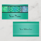 Levenflank / Blume des lebens - Ornament IV Visitekaartje (Voorkant / Achterkant)