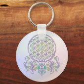 Levenflank / Blume des lebens - Ornamenten II Sleutelhanger (Voorkant)