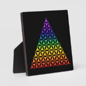 Levenflank / Blume des lebens - piramide chakra Fotoplaat (Voorkant)