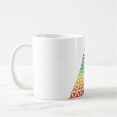 Levenflank / Blume des lebens - piramide chakra Koffiemok (Links)