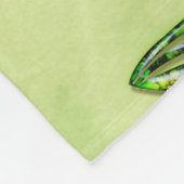 Levenflank / Blume des lebens - schildpad groen Fleece Deken (Hoek)