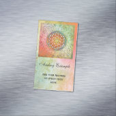 Levenflank / Blume des lebens - sieraad I Magnetisch Visitekaartje (Voorbeeld)