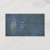 Levenflank / Blume des lebens - vintage IX Visitekaartje (Achterkant)