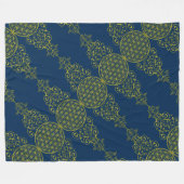 Levenflank / Blume des Lebens - vintage XI Fleece Deken (Voorkant (Horizontaal))